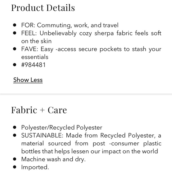 Athleta Tugga Sherpa Jacquard Hoodie - Picture 9 of 9